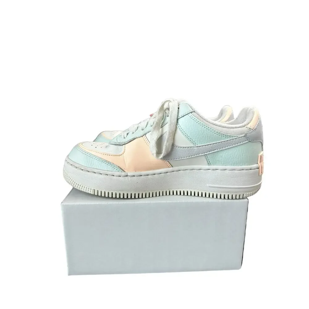 Nike Air Force 1 Low Shadow Sail barely Green Sneakers Women's Size 7.5